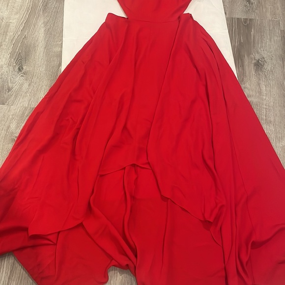 ali & jay bohemian rhapsody maxi dress Ali & Jay Red Bohemian Rhapsody Hi-Low Maxi Dress